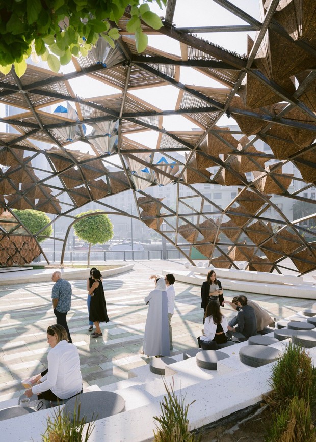 Tarabot Pavilion: Weaving a Living Forum - A Sustainable Marvel at COP28, Dubai