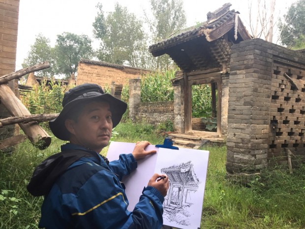Lian Da's 23-Year Journey to Capture Ancient Chinese Architecture in Pen and Ink