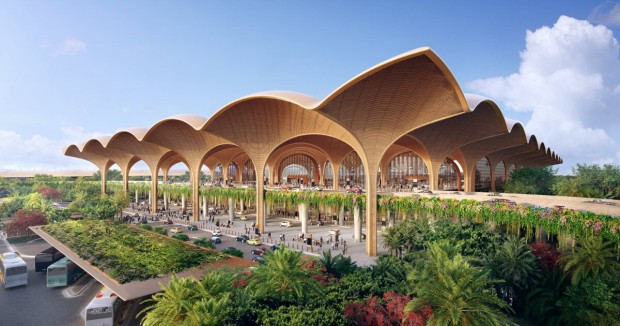 Foster + Partners Redefines Travel In Completing The Techo International Airport in Cambodia