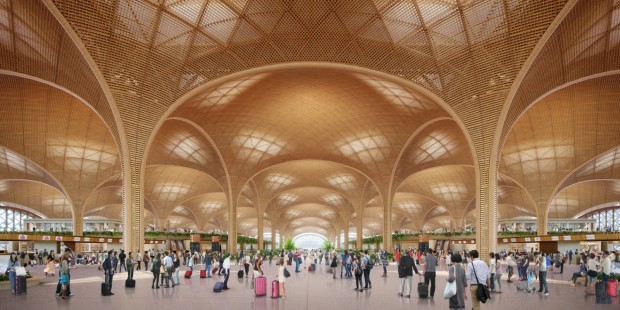 Foster + Partners Redefines Travel In Completing The Techo International Airport in Cambodia