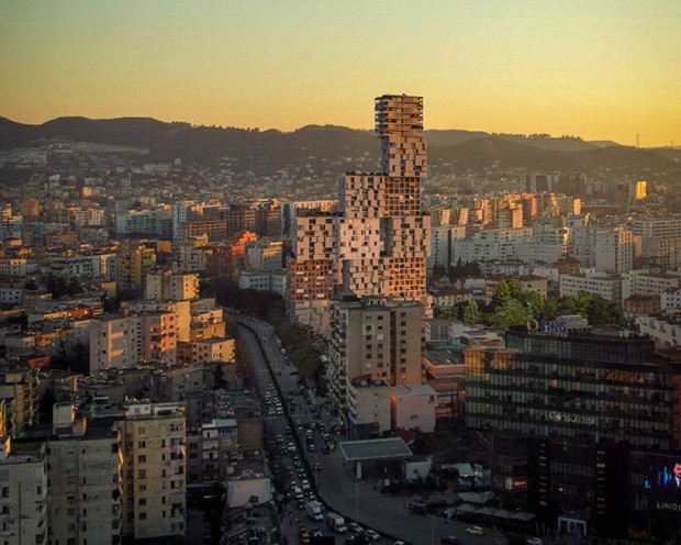 OODA’s Hora Vertikale: Transforming Tirana's Skyline With A Vertical Village Of 13 Stacked Cubes