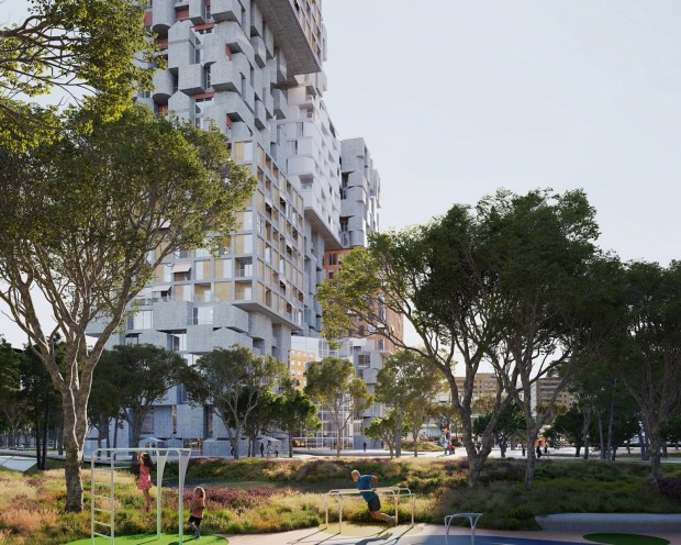 OODA’s Hora Vertikale: Transforming Tirana's Skyline With A Vertical Village Of 13 Stacked Cubes