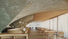 Zooco Transforms 1970s Concrete Marvel Into 'Brutalism Over the Sea' Spanish Restaurant