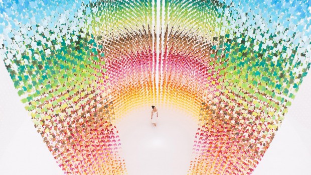 Emmanuelle Moureaux's Whirlwind of Color Unleashes '100 Colors Butterflies' Into Shanghai's Art of Absolue Exhibition
