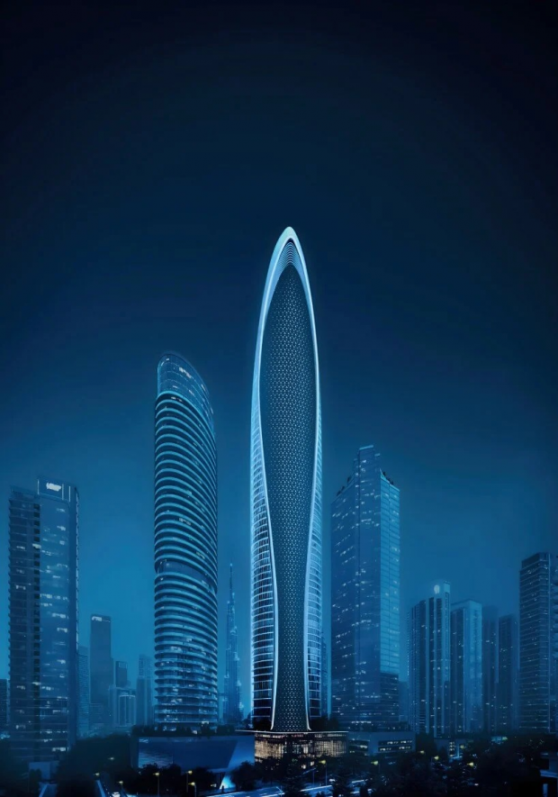 Mercedes-Benz Places Showcases A Sinuous and Futuristic Architectural Landmark Redefining Dubai's Skyline