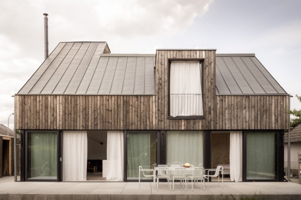 House M’s Minimalist Design Highlights its Features such as the Wooden Structure, Pitched Roof and Timeless Appeal