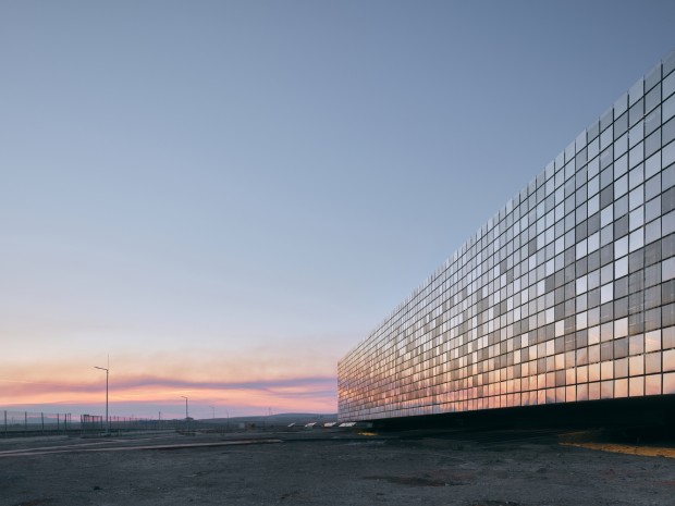 Bilgin Architects' Visionary Solar Control Center Designed with Reflective Stainless Steel to “Act as a Mirror to the Sky”