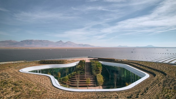 Bilgin Architects' Visionary Solar Control Center Designed with Reflective Stainless Steel to “Act as a Mirror to the Sky”