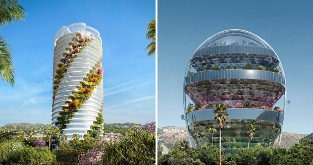 MAD Architects' Futuristic Proposal for 'The Star' in Hollywood