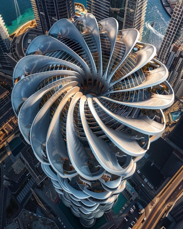 Manas Bhatia's Bio-Architecture Unveils Floating and Spiraling Skyscrapers of the Future