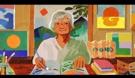 Google Doodle Honors the Legacy of the Late Lebanese American Artist Etel Adnan