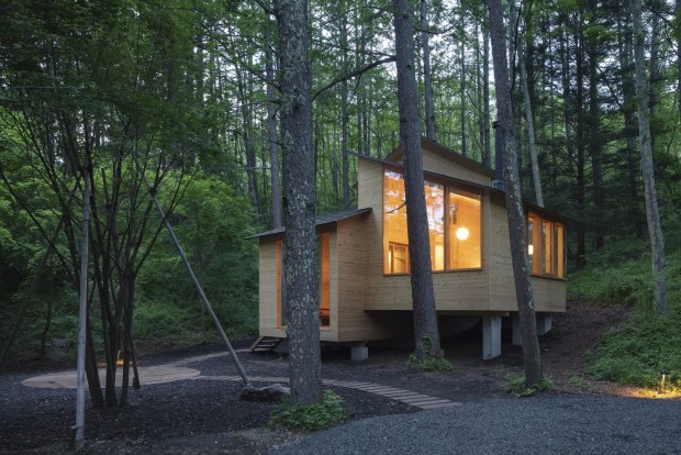 K+S Architects' Cabin in the Woods in Karuizawa, Japan