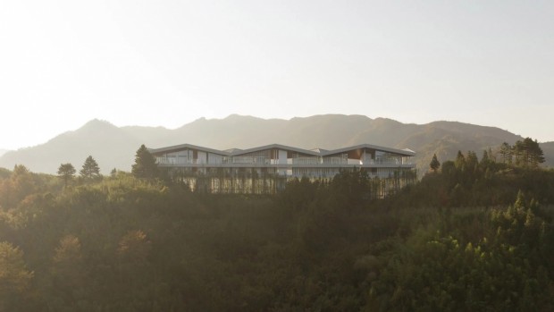 More Architecture's Floating Hotel in the Heart of China's Majestic Mountains
