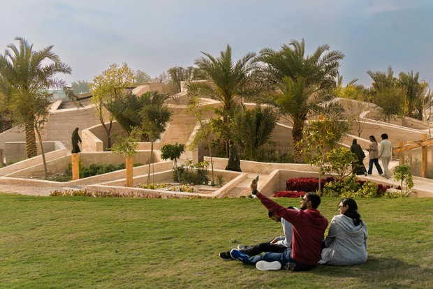 UAE Pavilion by BIG Unveils Stunning Rammed Earth Dome at 2023 International Horticultural Expo