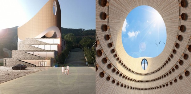 Inuce's Striking Landmark Church Design Sparks Spirited Debate in Julong Town, China