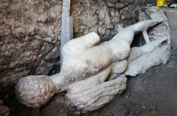 Marble Statue of Greek God Hermes Unearthed in Ancient Roman Sewer in Bulgaria