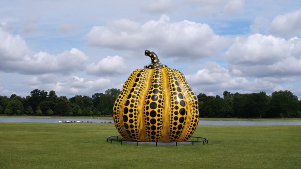 Yayoi Kusama's Towering 19-Foot-Tall Pumpkin Sculpture Debuts at London's Serpentine Galleries