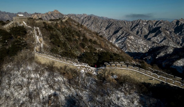 First Snowfalls Of The Winter In Beijing