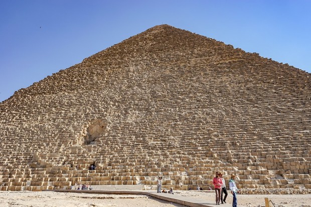 Great Pyramid of Giza, also known as the Pyramid of Khufu or the Pyramid of Cheops