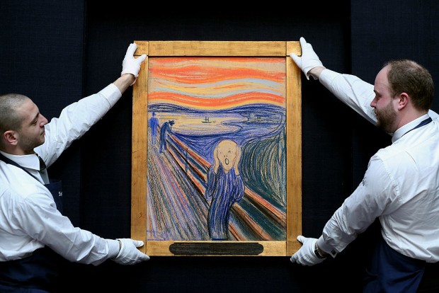 Edvard Munch's The Scream Goes On Display Ahead Of Auction