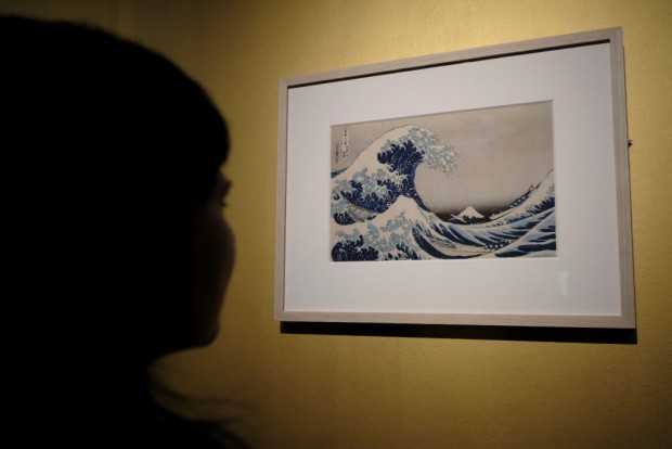 ITALY-ART-EXHIBITION-HOKUSAI