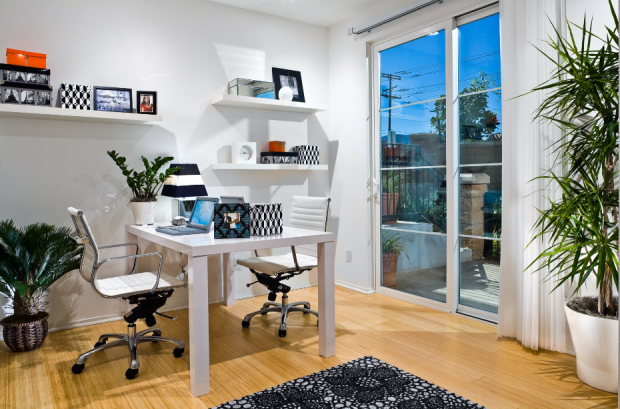 Contemporary Home Office, Orange County