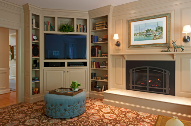 Transitional Family Room, DC Metro