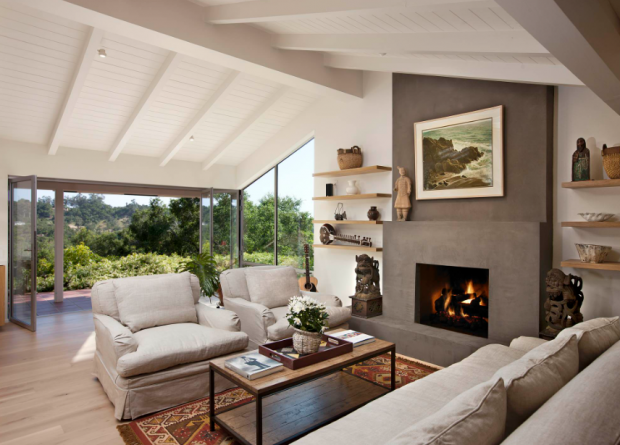 Las Canoas Remodel Bifold Doors Open