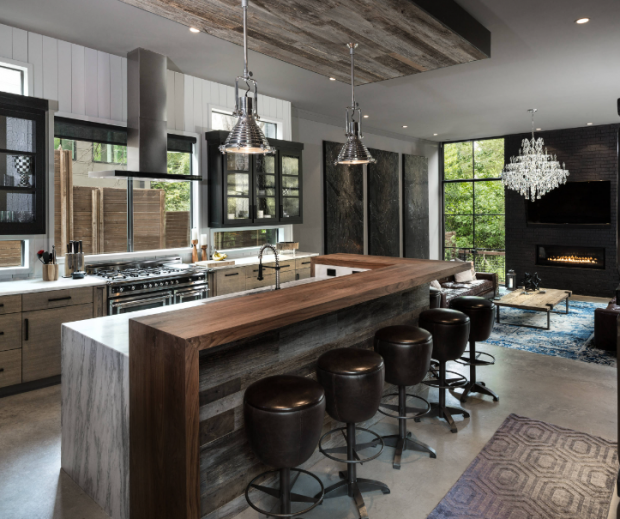 Sunnyland Residence Industrial Kitchen, Dallas