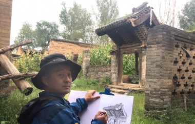Lian Da's 23-Year Journey to Capture Ancient Chinese Architecture in Pen and Ink