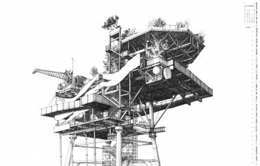 Eldry John Infante's Transformed Oil Platform Claims Top Honors at The Architecture Drawing Prize 2023