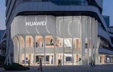 UNStudio's Huawei Shanghai Flagship Blossoms with Biophilic 'Flower Petal' Facade, Merging Technology and Nature in Retail Architecture