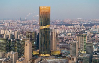 The Axiom by Ole Scheeren Stands as The Tallest Skyscraper In Shanghai's Yangpu District