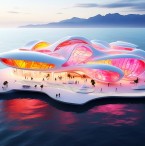 The Floating Glass Museum Pioneers Environmental Awareness and Artistic Innovation