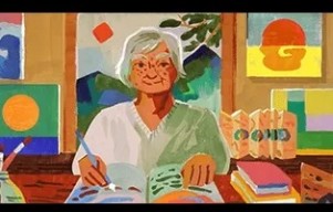 Google Doodle Honors the Legacy of the Late Lebanese American Artist Etel Adnan