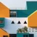Vibrant Pre-primary School in India with Projected Cantilevers and Recessed Windows
