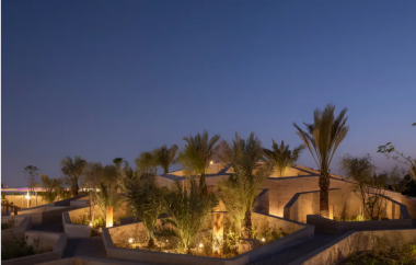 UAE Pavilion by BIG Unveils Stunning Rammed Earth Dome at 2023 International Horticultural Expo