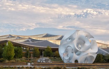 Google's Striking Installation 'The Orb Blends Artistry and Functionality at the Charleston East Campus in Mountain View