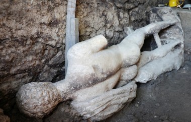 Marble Statue of Greek God Hermes Unearthed in Ancient Roman Sewer in Bulgaria