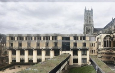 Pollen’s Downside Abbey Library and East Wing listed