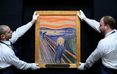 Edvard Munch's The Scream Goes On Display Ahead Of Auction