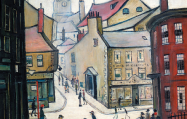 L.S. Lowry: Bridge Street, Berwick-upon-Tweed, 1938