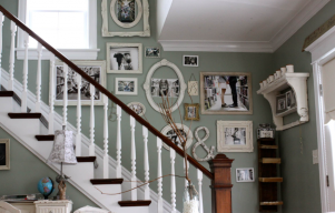 Shabby-chic Style Staircase, Chicago